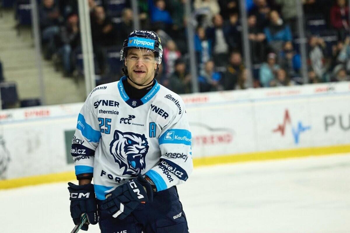 Radan Lenc po proměněném nájezdu, foto: www.hcbilitygri.cz